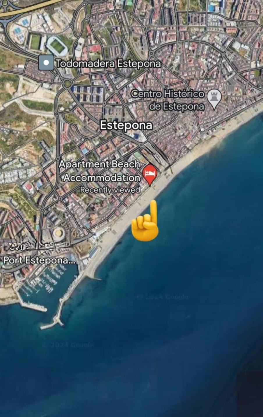 Apartment Beachfront Accommodation Estepona Ngoại thất bức ảnh